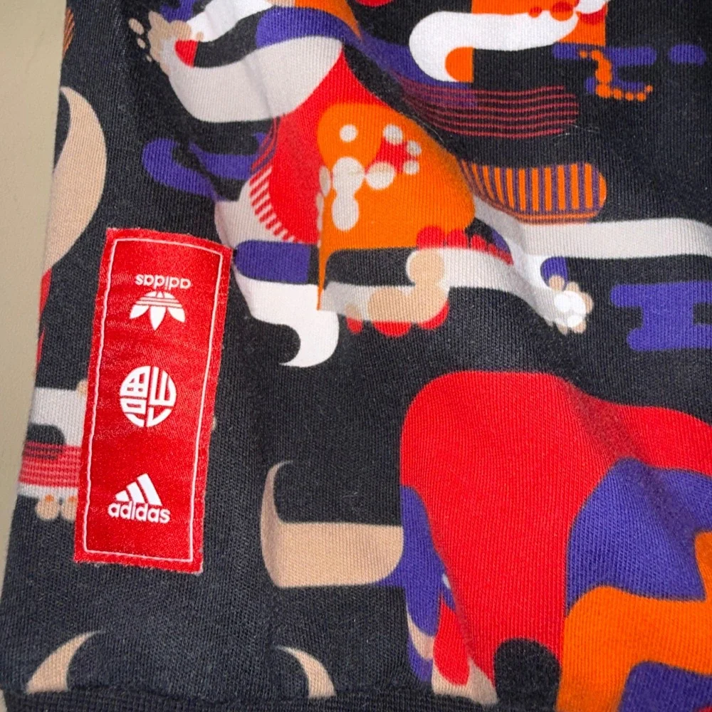 Adidas Lunar New Year All Over Print Hoodie‎ Sweatshirt CNY GFX Size SMALL
